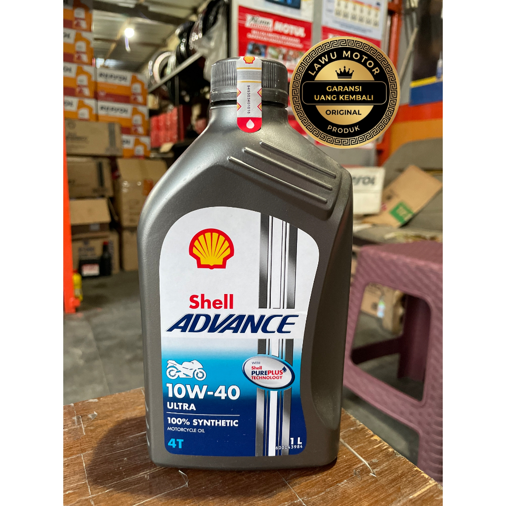 OIL SHELL ULTRA 10W-40 FULL SYNTHETIC 1L