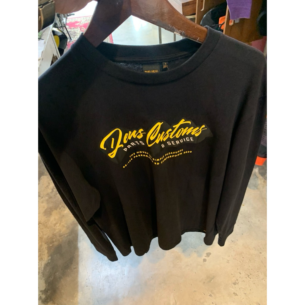 Kaos Lengan Panjang Pria Deus Ex Machina Original Foden Ls All Color New