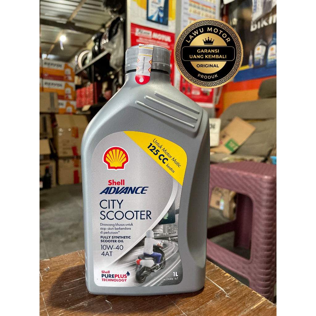 Shell Advance City Scooter 10W40 1L Original || Shell Advance 10W40 Fully Synthetic 1L Original