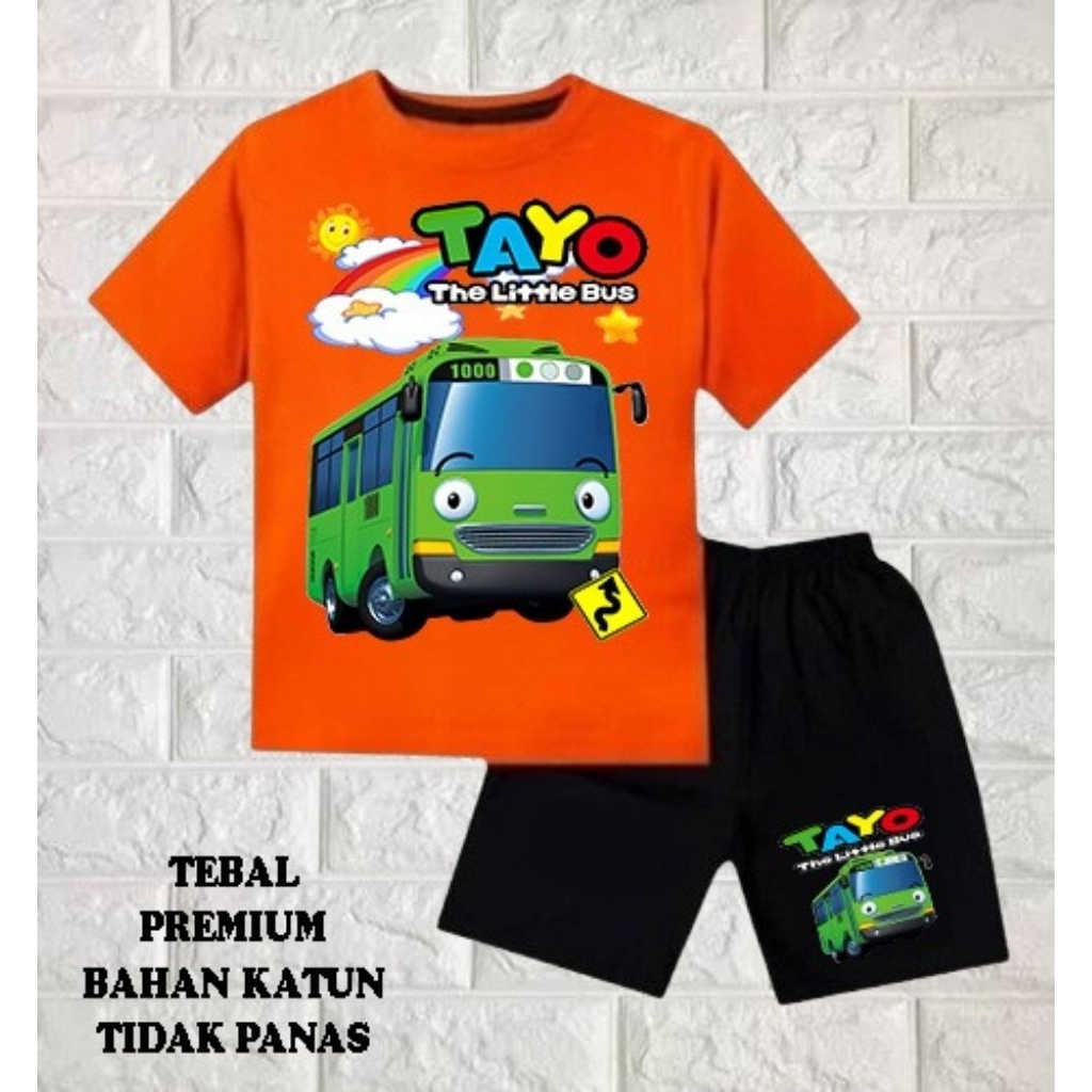 Setelan baju anak laki laki perempuan baju kaos setelan anak laki laki perempuan umur 6 bulan - 10 t