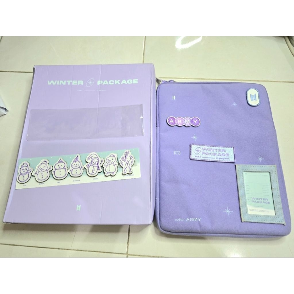 BTS WINTER PACKAGE 2022 POUCH + WAPEN ONLY