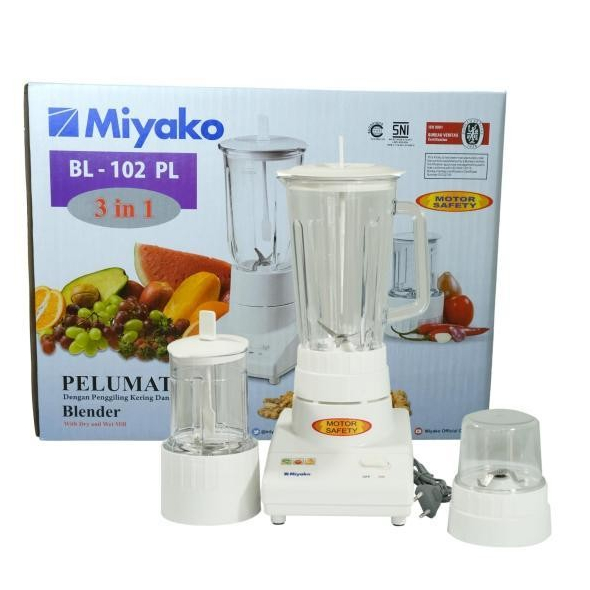 MIYAKO Blender 3IN1 BL102 PL 1L / Blender Miyako BL-102 PL / Blender Miyako BL-102PL PL 102 PL