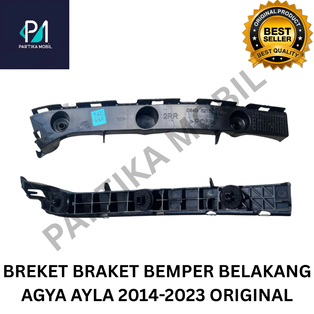 BREKET BEMPER BELAKANG AGYA AYLA 2014-2023 ORIGINAL