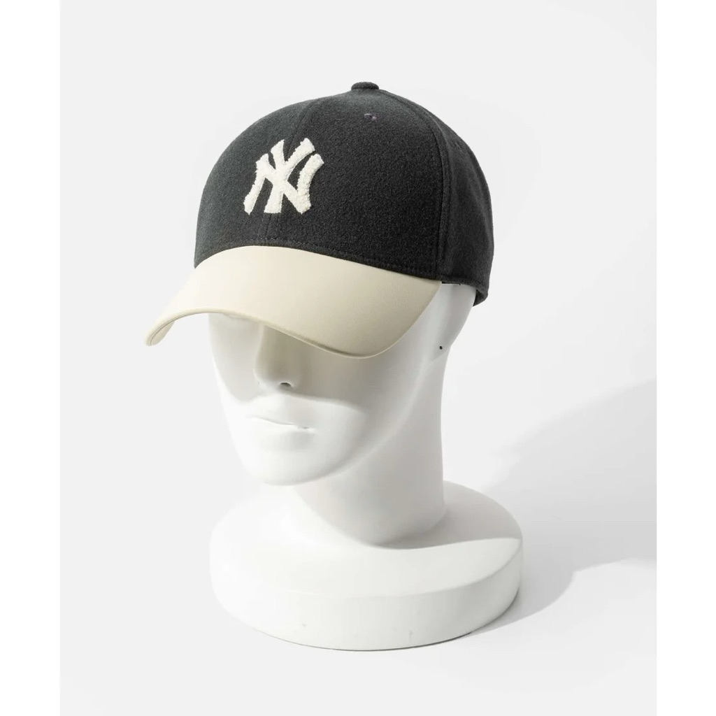 ORIGINAL - NY cap MLB wool grey (beli di korea)