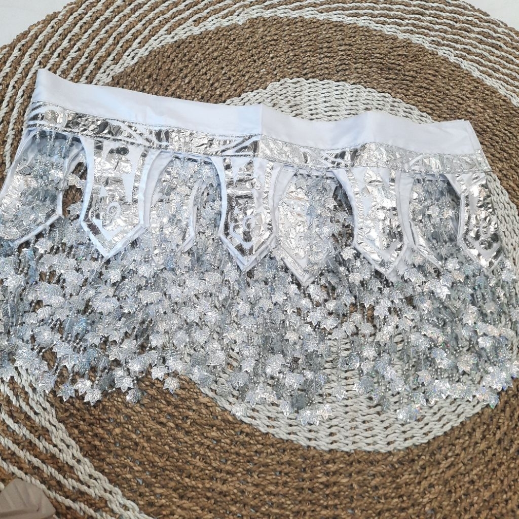 ondas aceh putih silver / ondas pelaminan minang