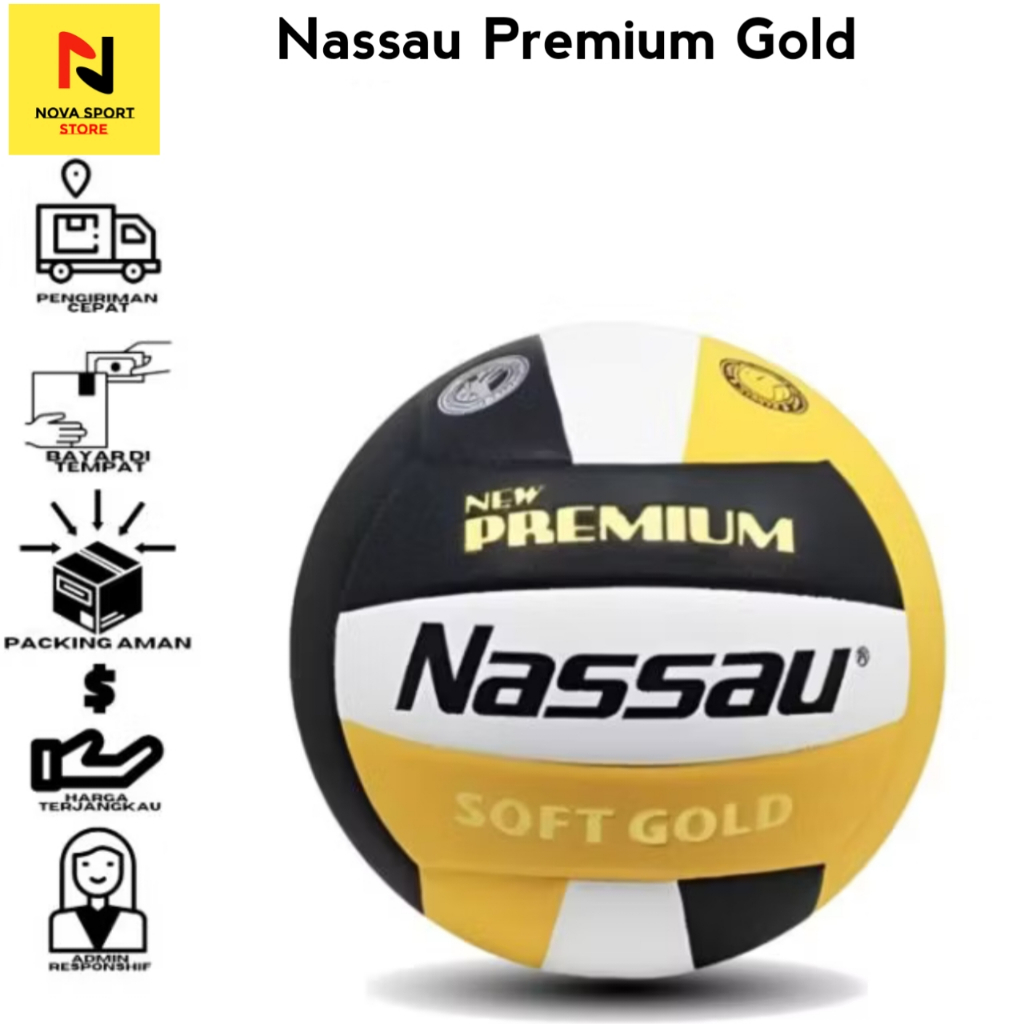 Bola Voli Nassau Premium Gold