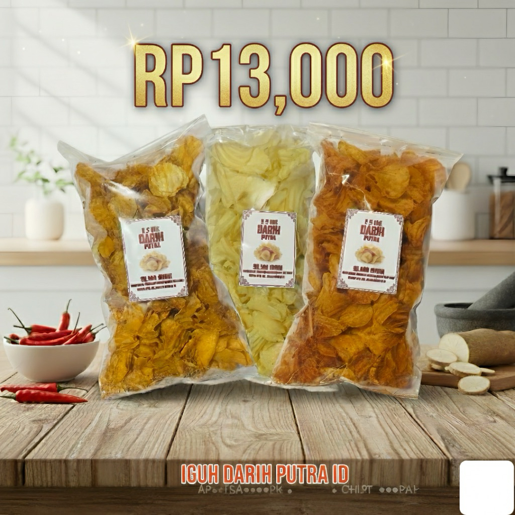 

Keripik singkong pedas gurih 250gram murah