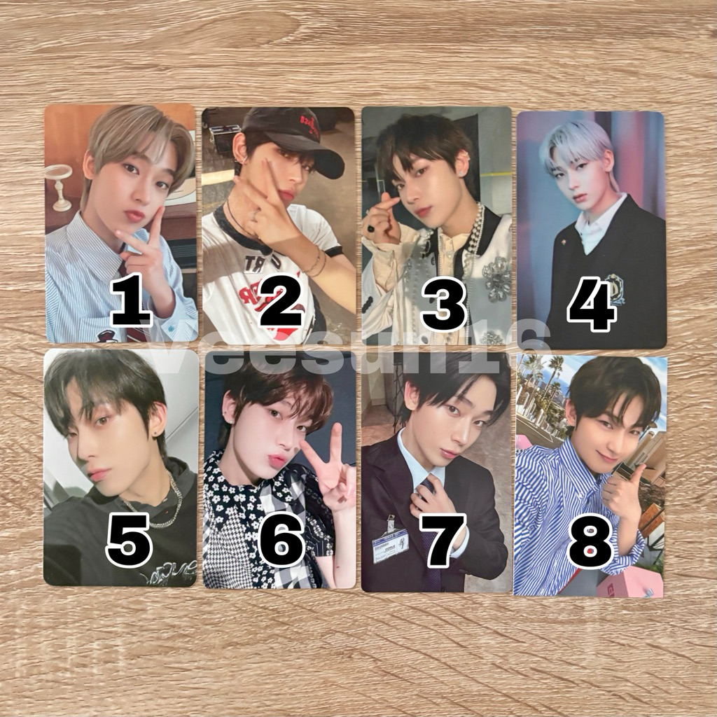 [READY STOCK] OFFICIAL PC PHOTOCARD SUNOO ENHYPEN (HAKANAI, ORANGE BLOOD, SUNTOP, SADAME, BDC, YZY, 