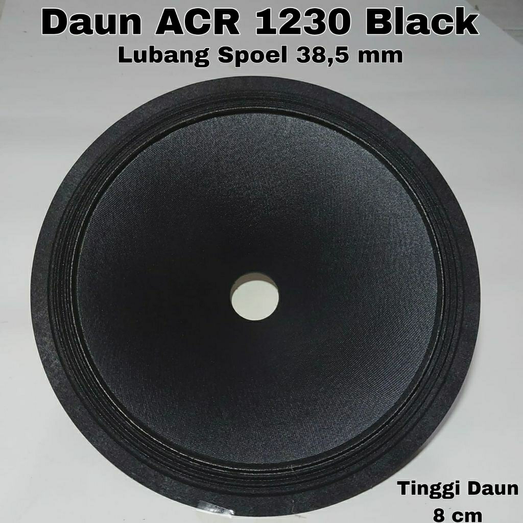 Daun Cone Konus Kertas Speaker spiker Spk ACR 1230 Black