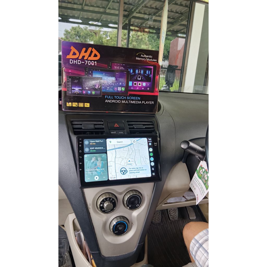 vios gen 2pasang headunit android dhd