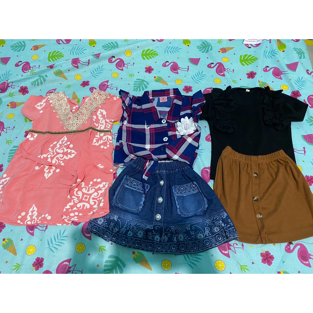 Baju anak 1-2 tahun (ambil semua/satuan)daster arab setelan baju rok