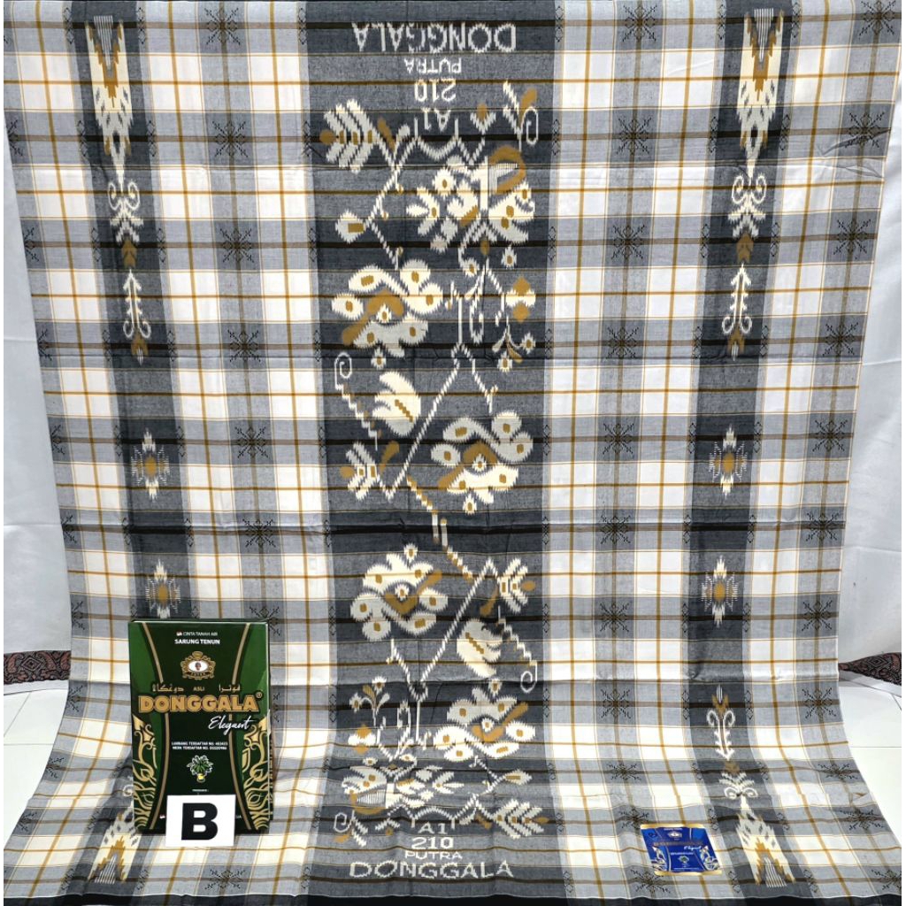 Sarung PUTRA DONGGALA kotak2 KDT