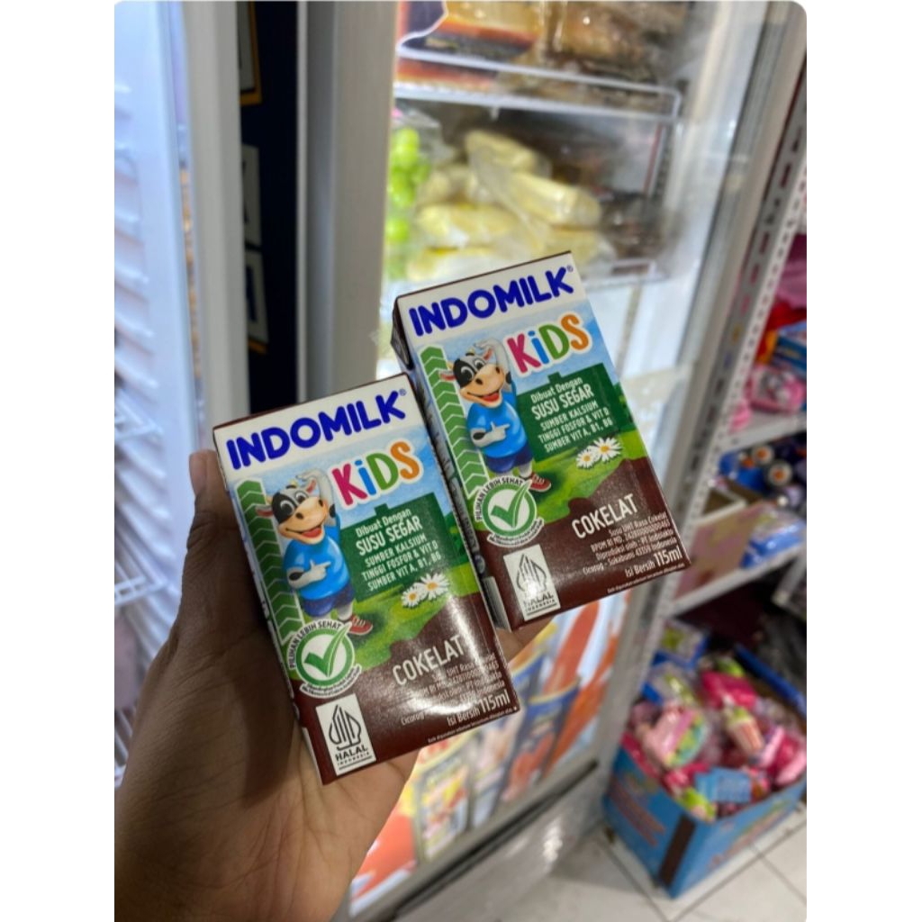 

susu uht indomilk kids berat 115 ml
