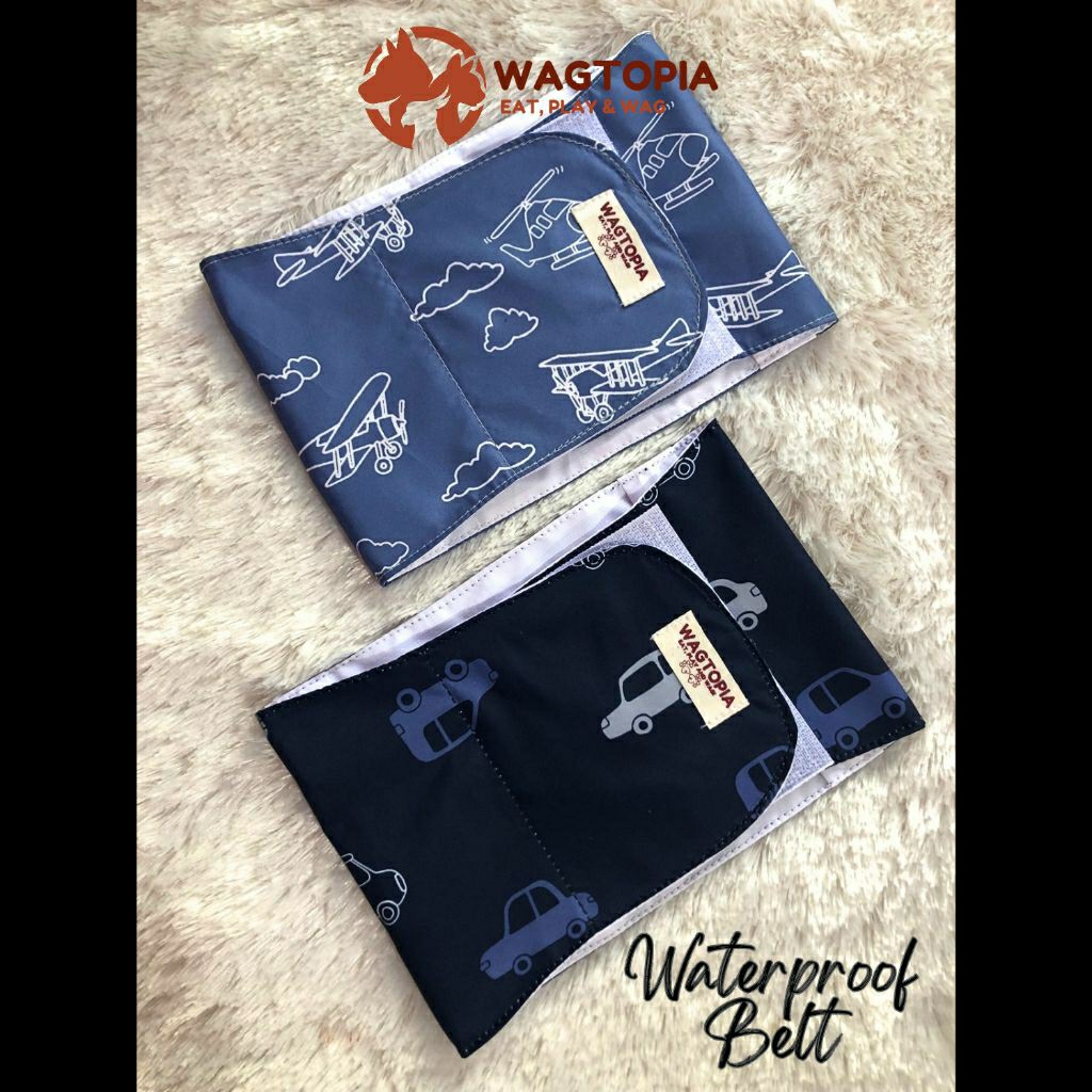 wagtopia Waterproof  Belt Norimono Series/manner belt/marking belt/pampers jantan/diapers jantan