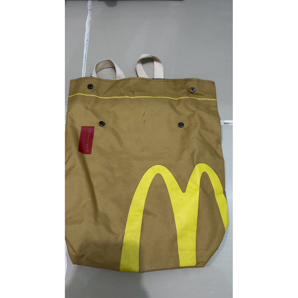 RANSEL PAPERY BAG TAS MCDONALD's