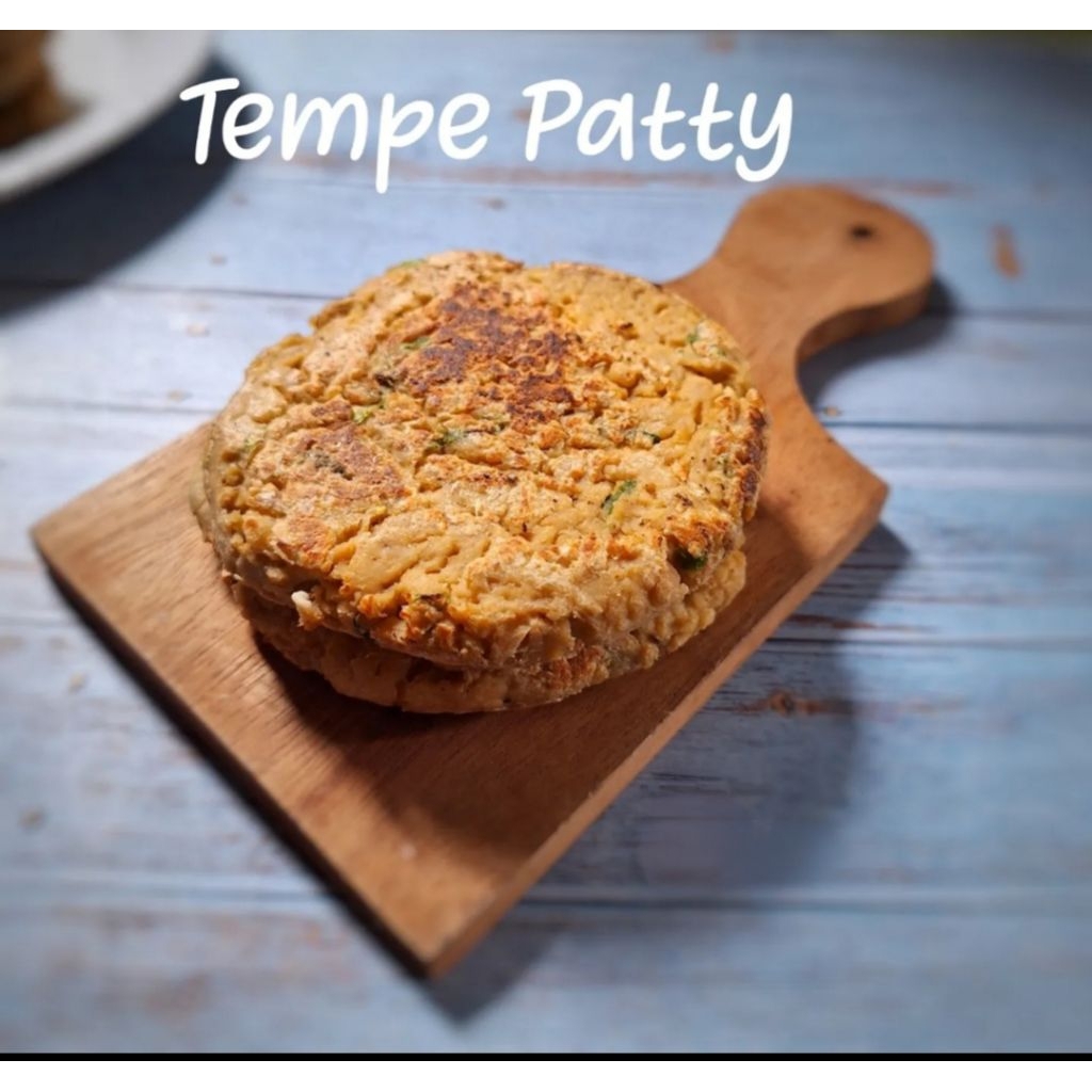patty burger tempe homemade patty tempe vegetarian siap makan patty tempe Frozen food catering