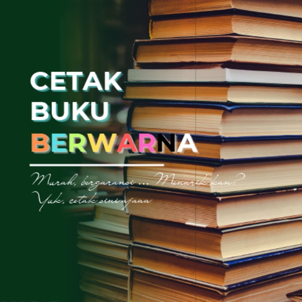 CETAK BUKU BERWARNA, bookpaper, artpaper, hvs
