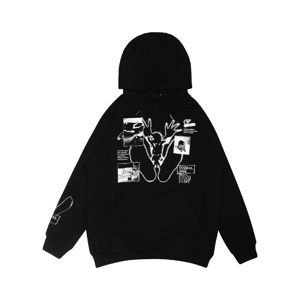 GOZEAL - HOODIE SCAN BLACK