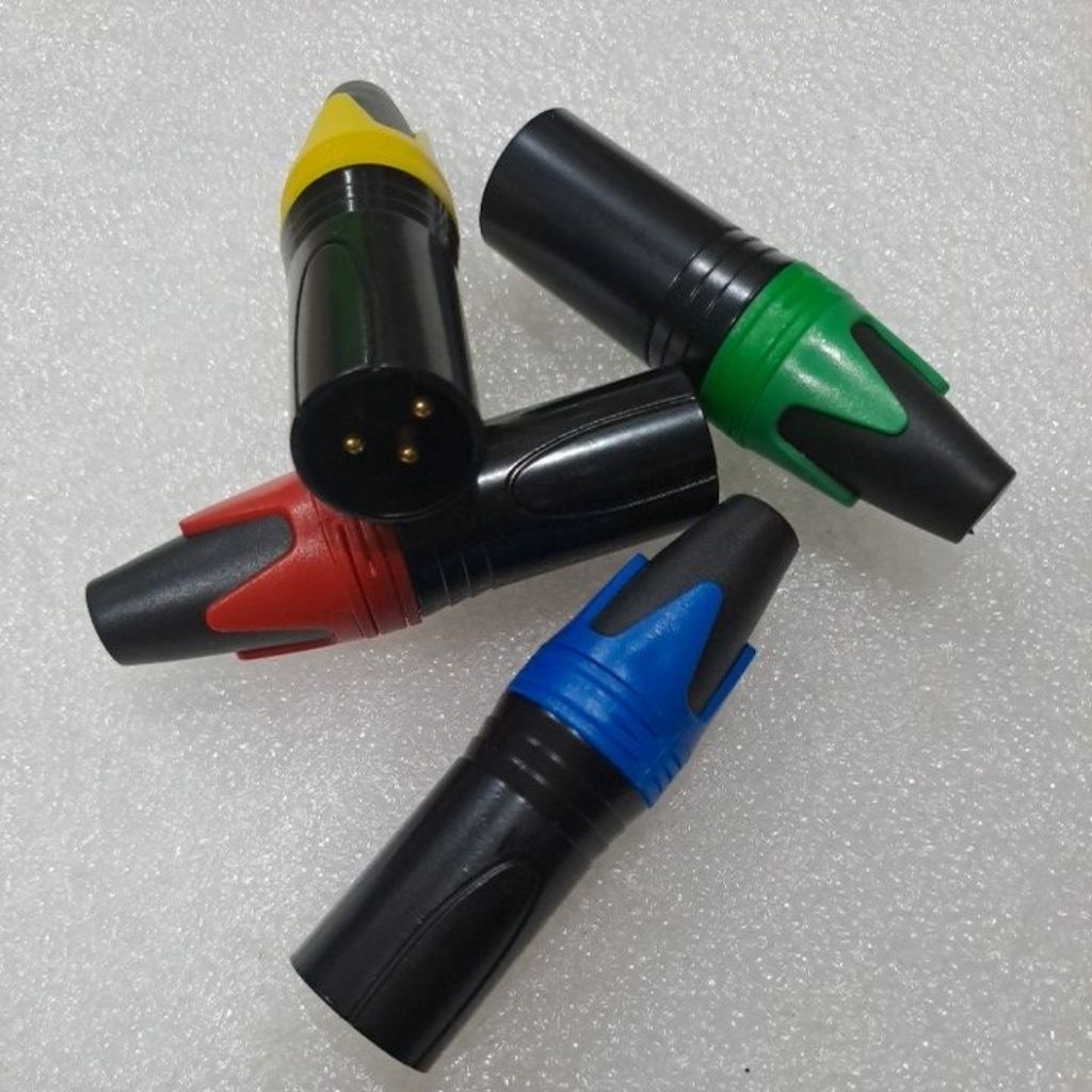 Jack canon xlr male 3 pin