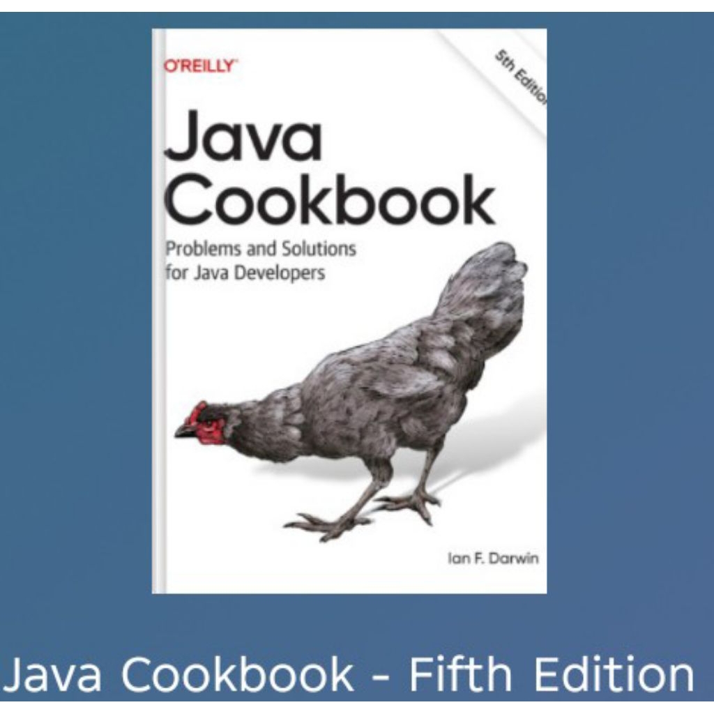 BUKU Java Cookbook - Fifth Edition