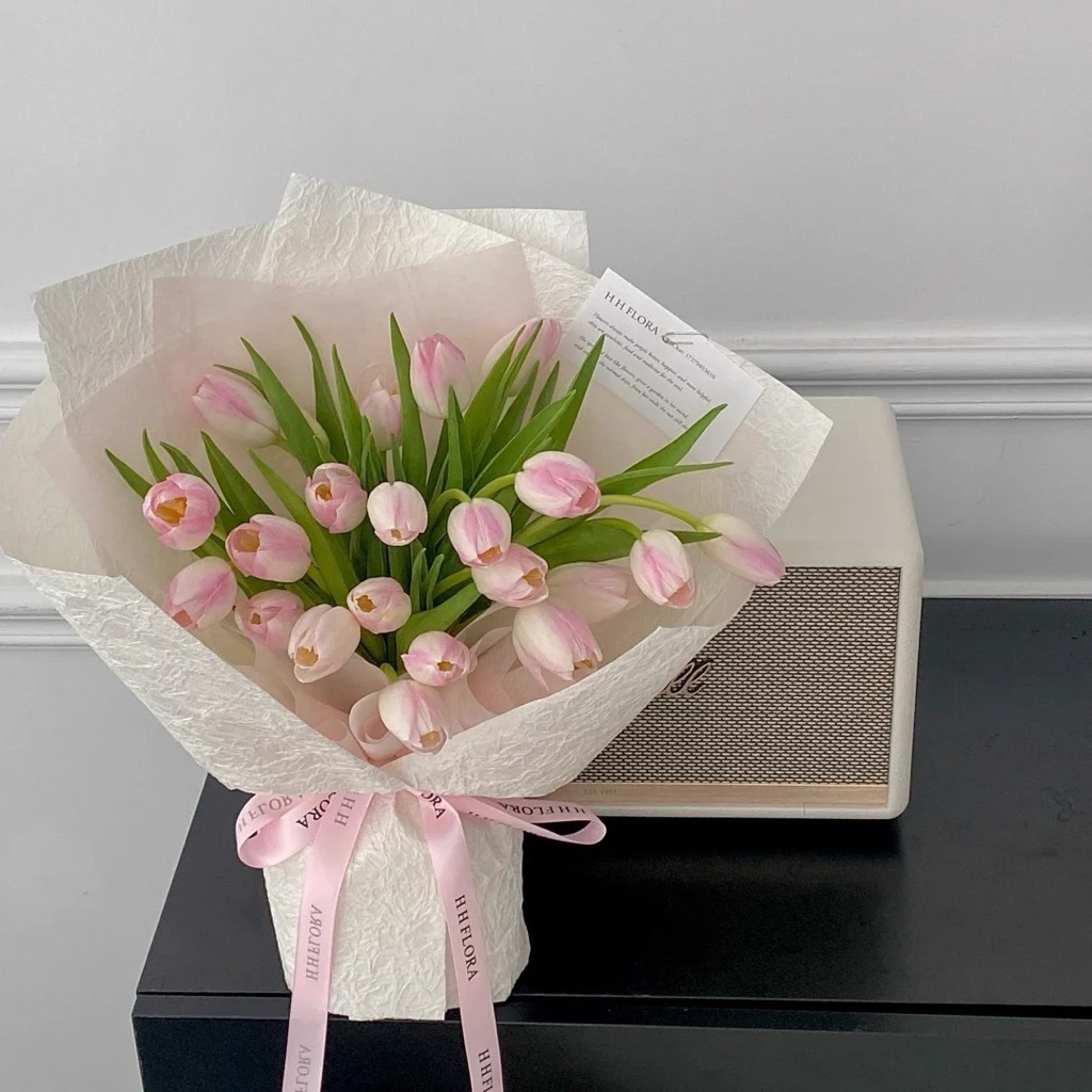 [1 LEMBAR] Flower Wrapping Paper Wrinkled | Kertas Buket Cellophane Wrinkle | Kertas Buket Bunga Kor