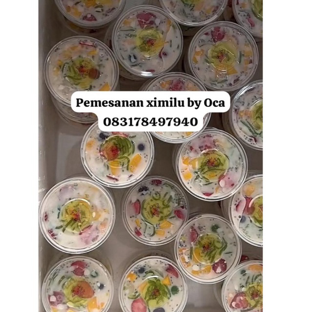 Ximilu  dessert es Minuman Buah by OCA palembang