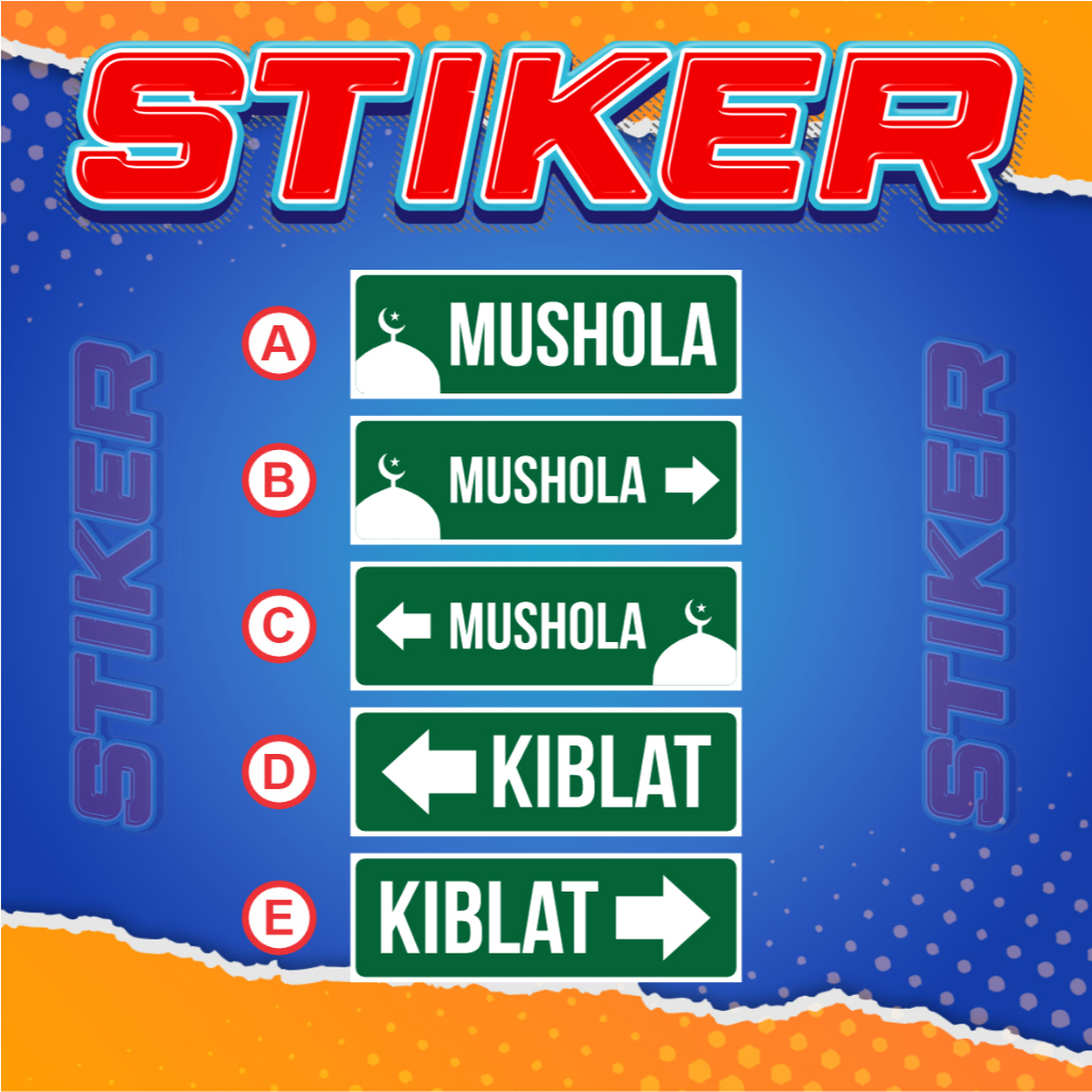 STIKER MUSHOLA / STICKER MUSHOLA