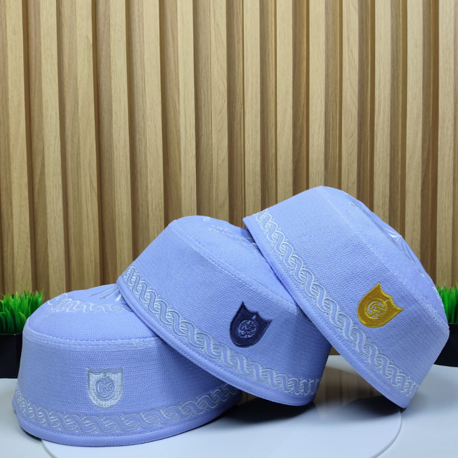 Peci Songkok Kopiah Malaysia Putih Motif Batik Pria Dewasa Remaja Anak Laki Laki Balita