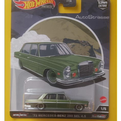 Hot Wheels Mercedes Benz 280 Sel 4.5 AutoStrasse