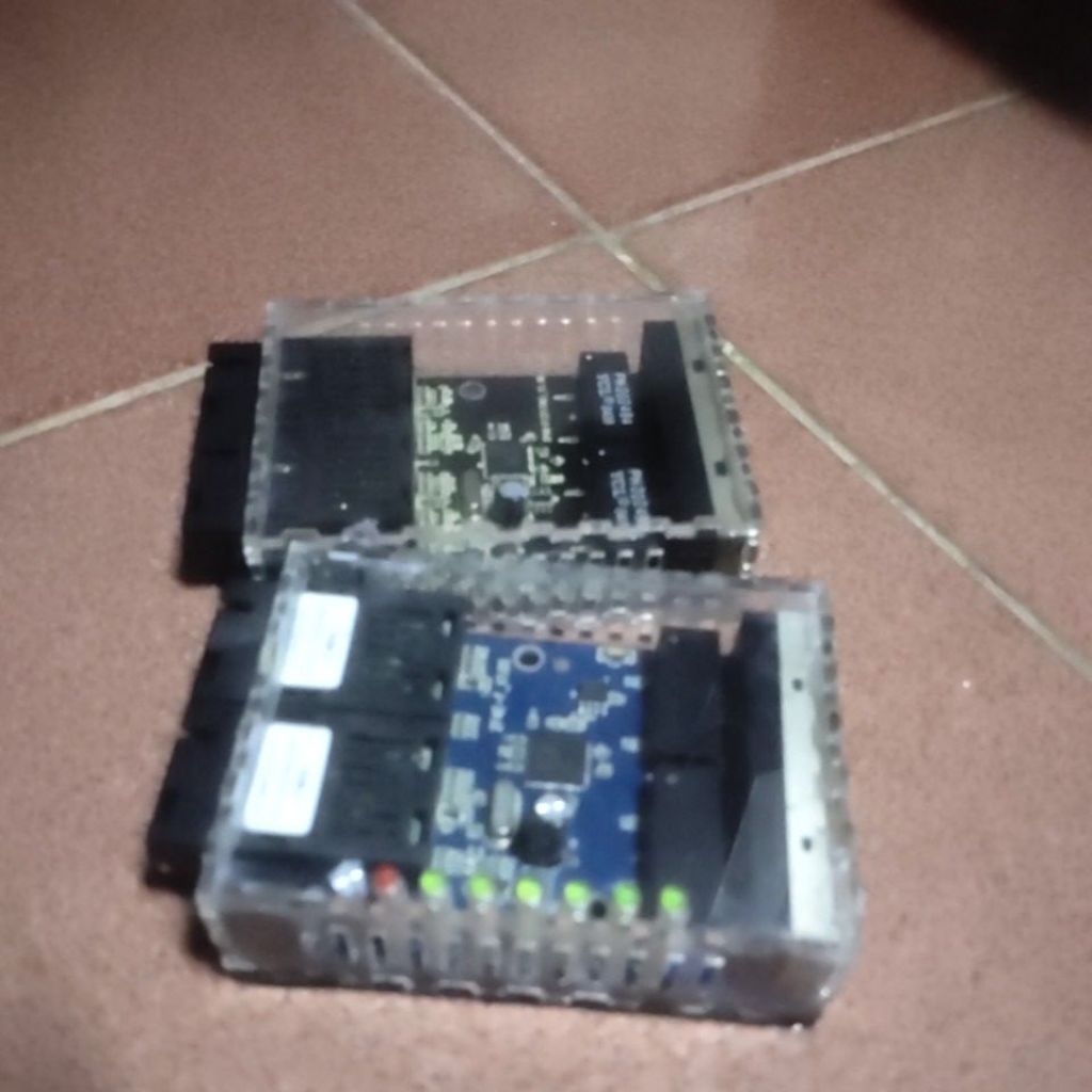 HTB 2 FO 4 Lan Casing Transparan bekas migrasi
