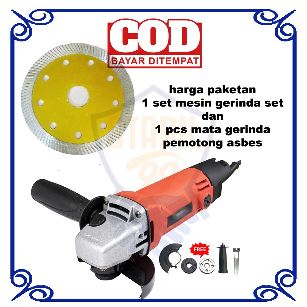 Mesin Gerinda Listrik Alat Pemotong Asbes Atap Gelombang Transparan Fiber Genteng