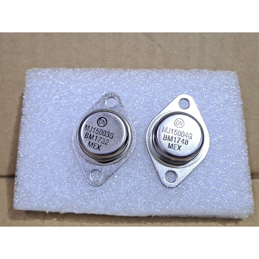Transistor MJ 15003/MJ 15004 ( Jengkol ) High Audio Power Original Motorola * per/pasang *