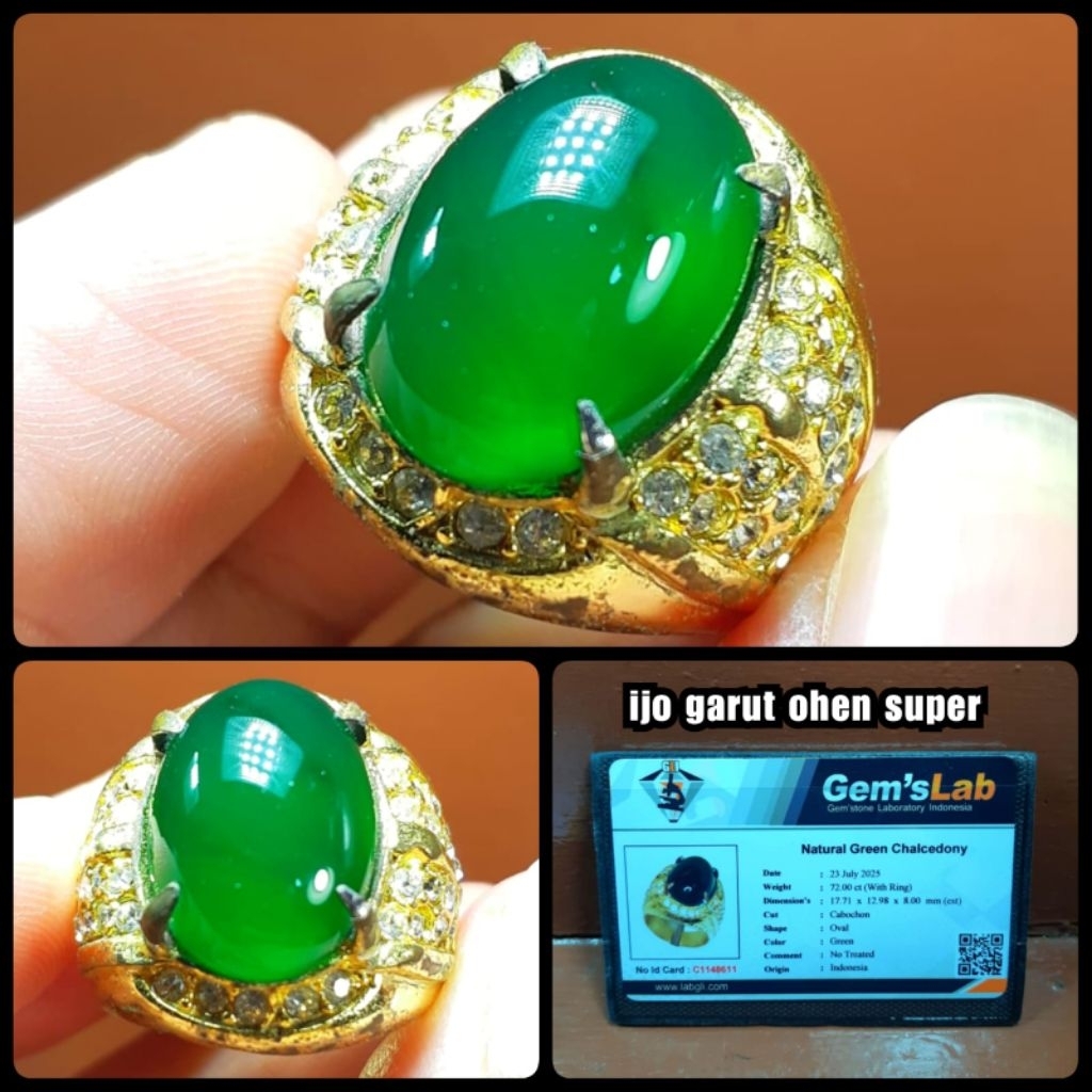 natural permata ijo garut ohen super kristal HQ