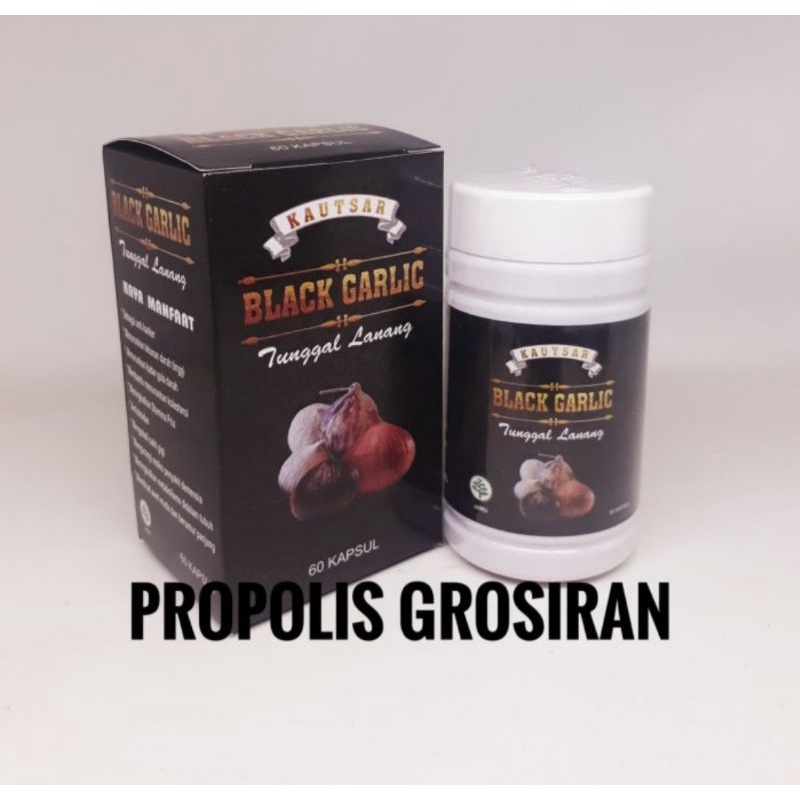 Kapsul Ekstrak Black Garlic Bawang Tunggal Lanang Kautsar