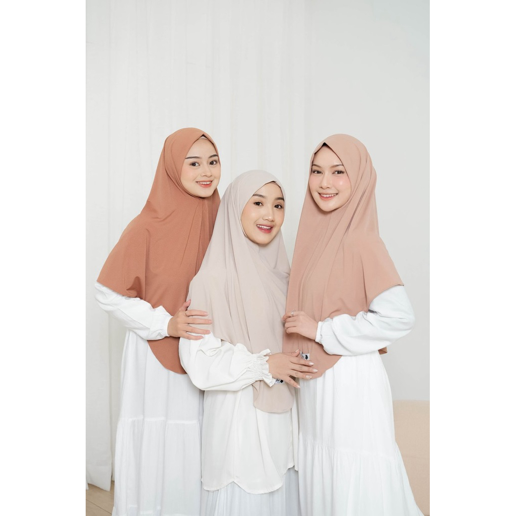 Bergo Nonpet Dhinda Hijab Size XL