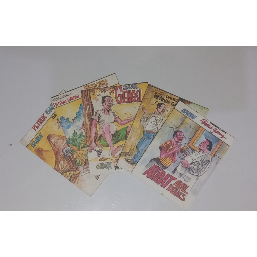 Paket 5pcs Komik Dagelan Petruk Gareng Djadoel