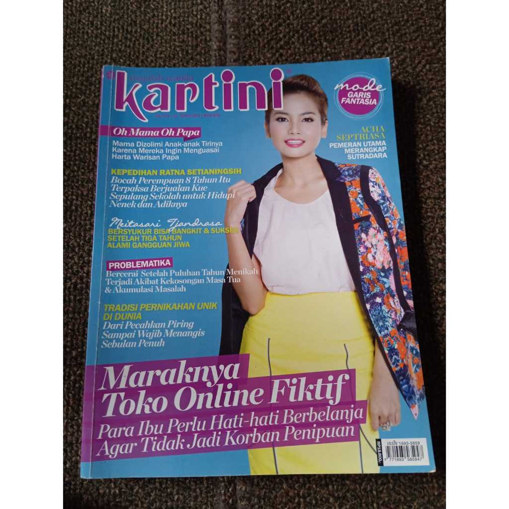 Majalah Kartini Acha Septriasa edisi Mei 2013