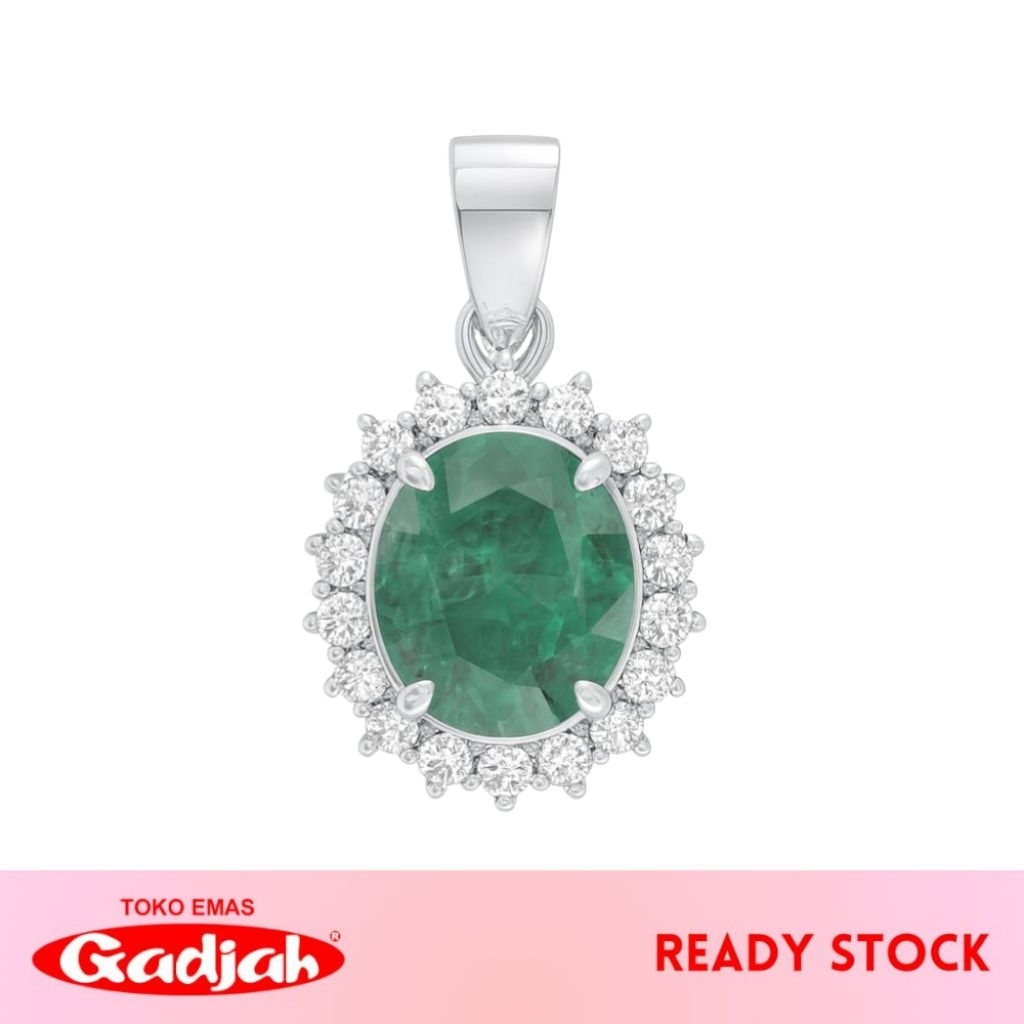 Liontin Emas Emas Lady Di White Gold - Toko Emas Gadjah