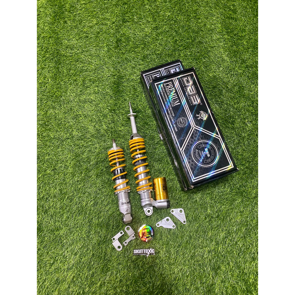 Shock DBS Premium Sticker Ohlins Second For Vespa Sprint Primavera LX S LXV