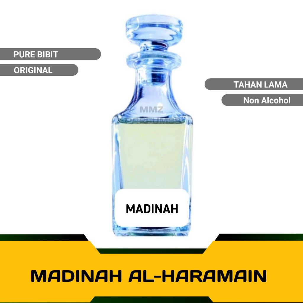 MADINAH AL HARAMAIN- BIBIT PARFUM MURNI MADINAH - BIBIT PARFUM SHOLAT NON ALCOHOL