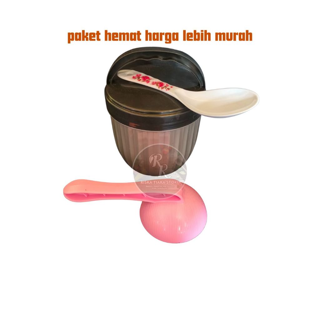 Paket Hemat 1 Set Rantang Samyang + Centong Nasi Padang + Centong Melamin – Praktis & Serbaguna