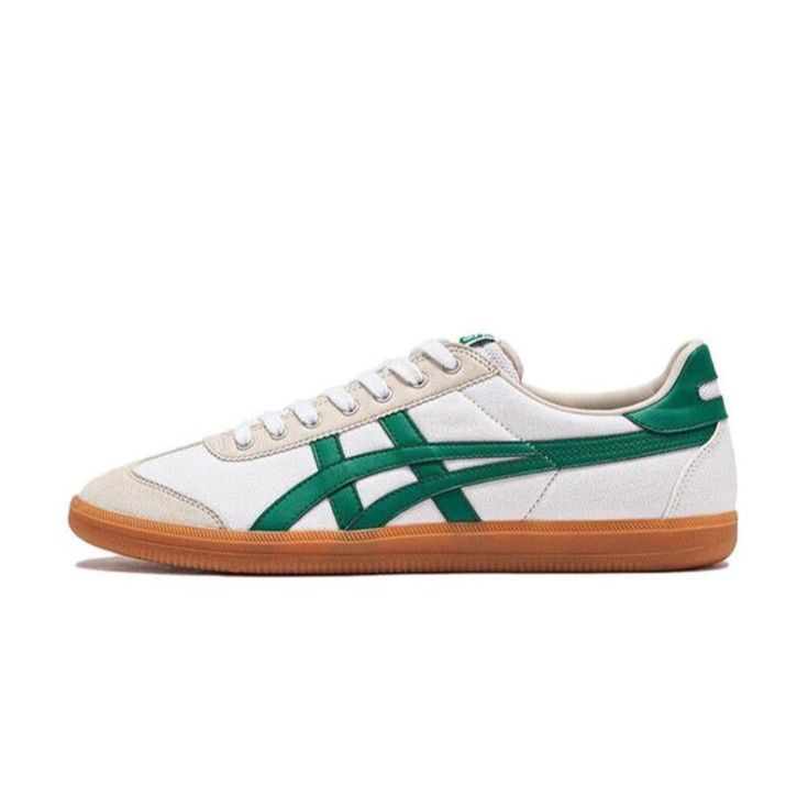 Sepatu Sneakers Onitsuka Tokuten Putih Hijau Army Premium 100% Kekinian 2025 Unisex Bisa COD