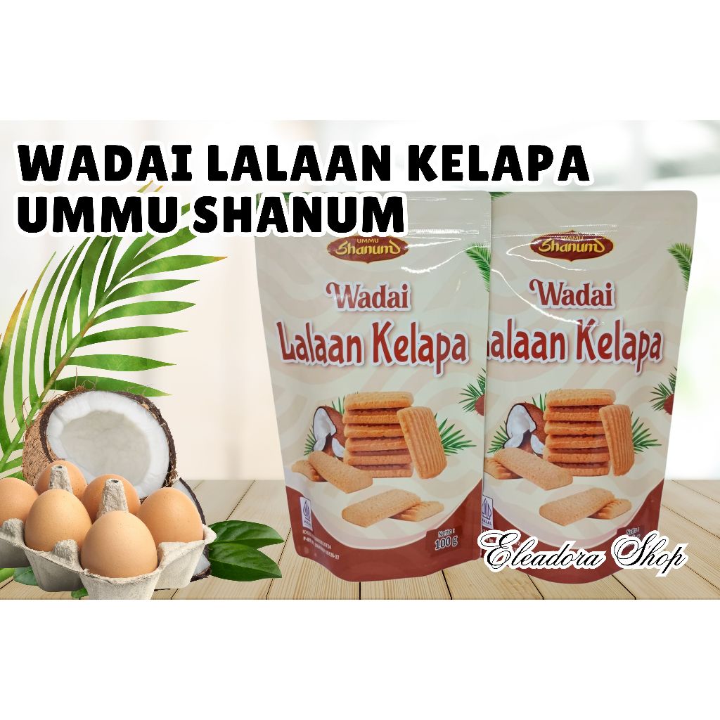 Wadai Lalaan Kelapa Ummu Shanum - Kue Kering Kelapa Khas Banjar