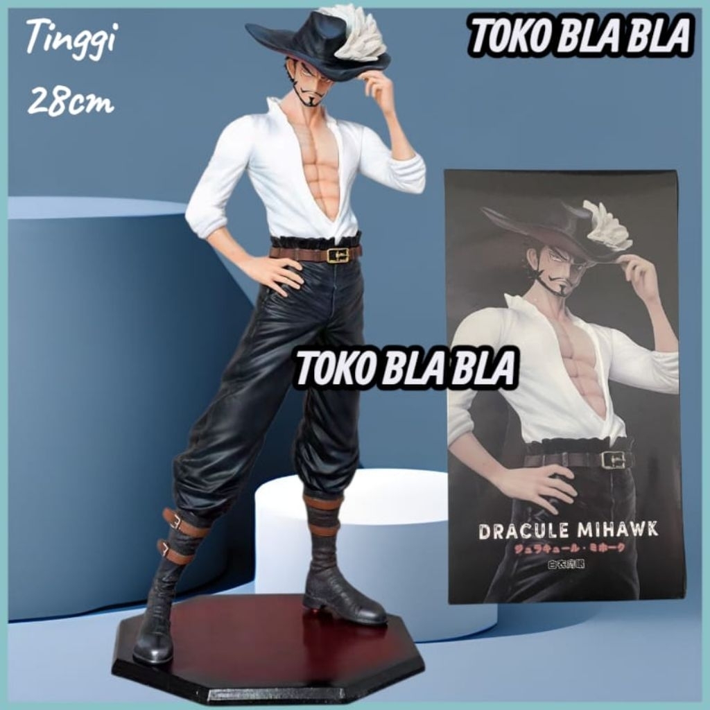Figur One Piece Dracule Mihawk Standing 28cm Statue Pvc