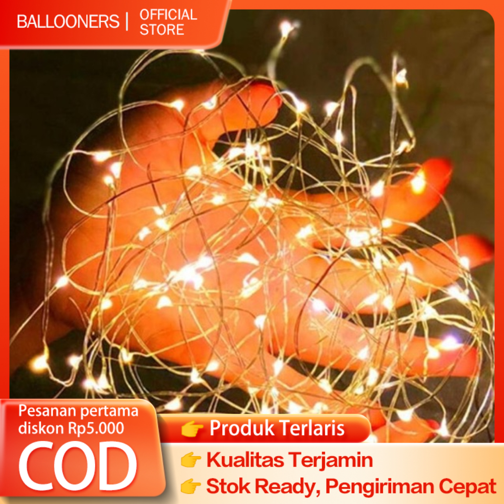 Lampu LED Kawat / Lampu Tumblr LED mini / Lampu LED Kawat Bobo