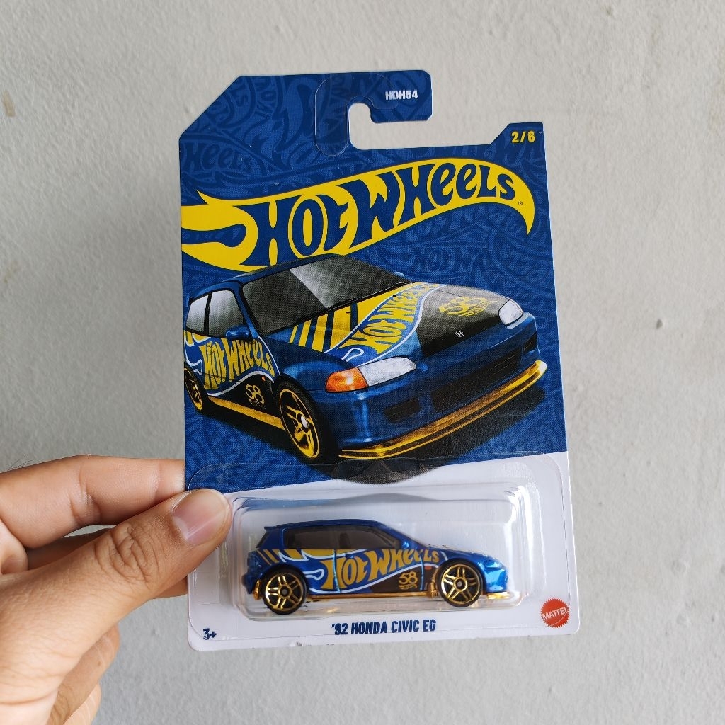 Hotwheels 92 Honda Civic EG Hotwheels civic baru