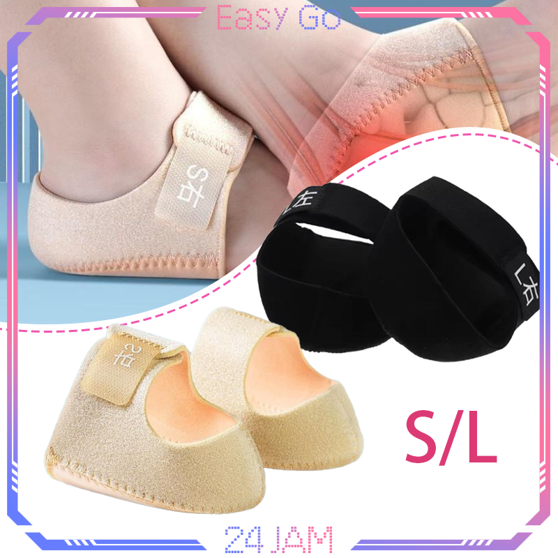 Sepasang Pelindung Tumit Tebal Silikon Bantalan Tumit Kaki Sakit Bantalan Tumit Plantar Fasciitis In