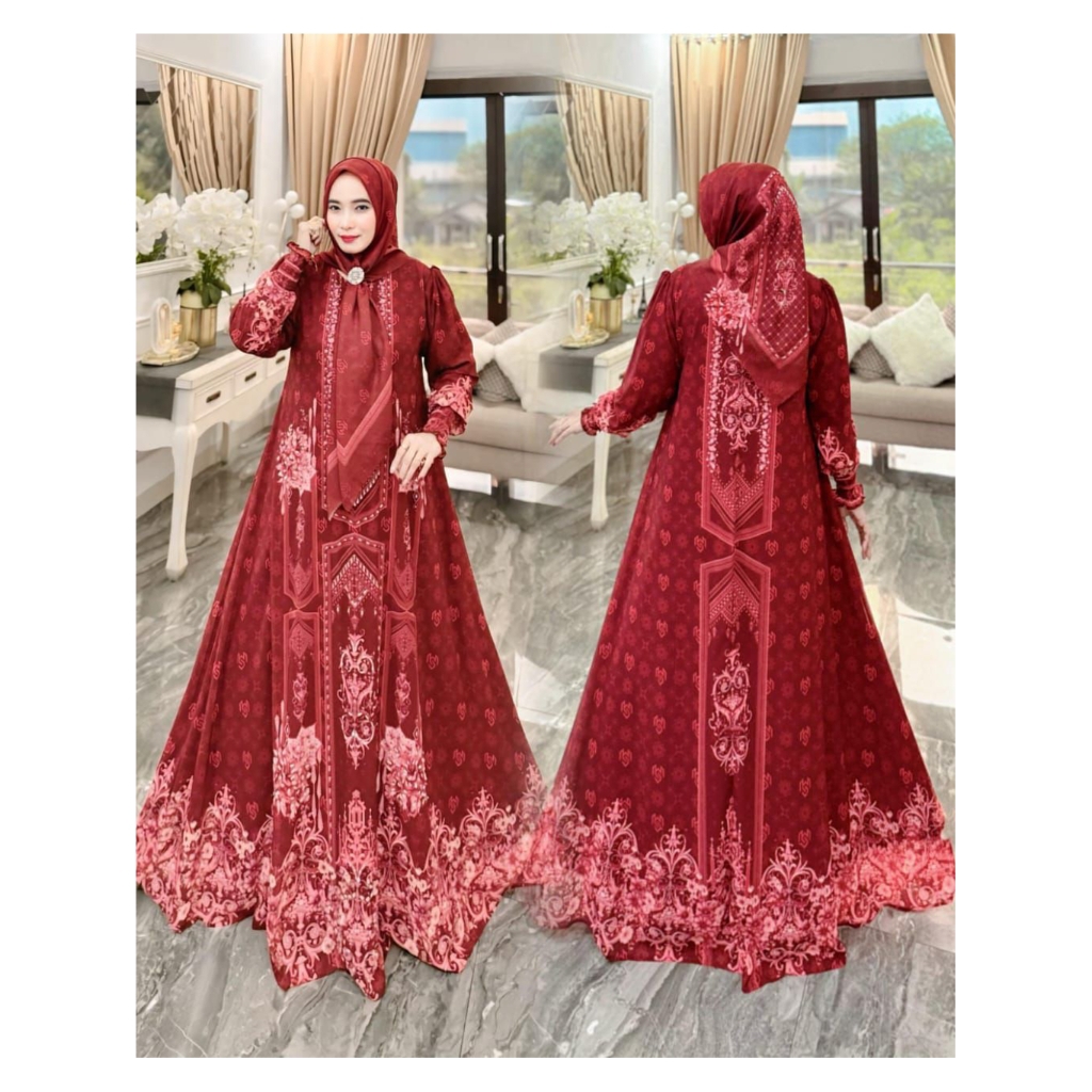 Mufidah series By.Mariani Fashion gamis cantik mewah