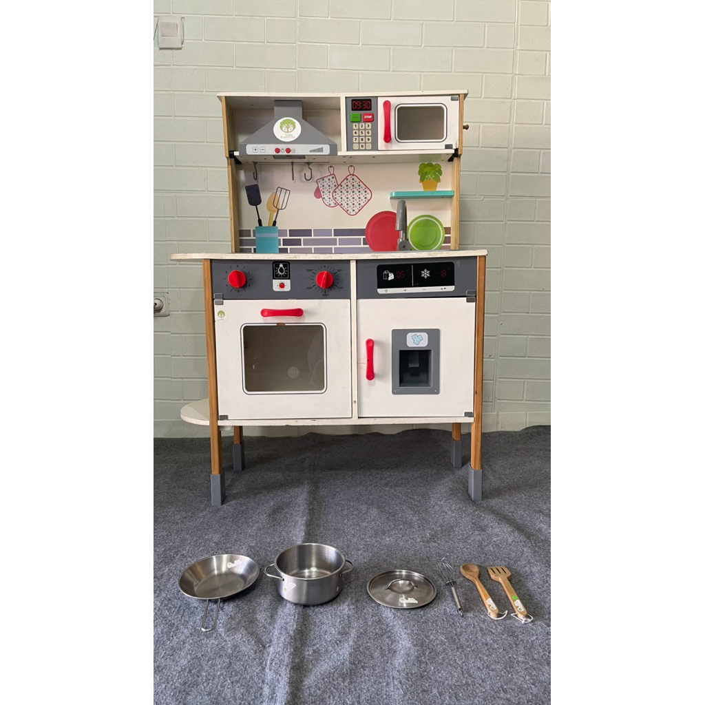 PRELOVED Kitchen Set Mainan Anak Tall Wooden Set Pretend Toy