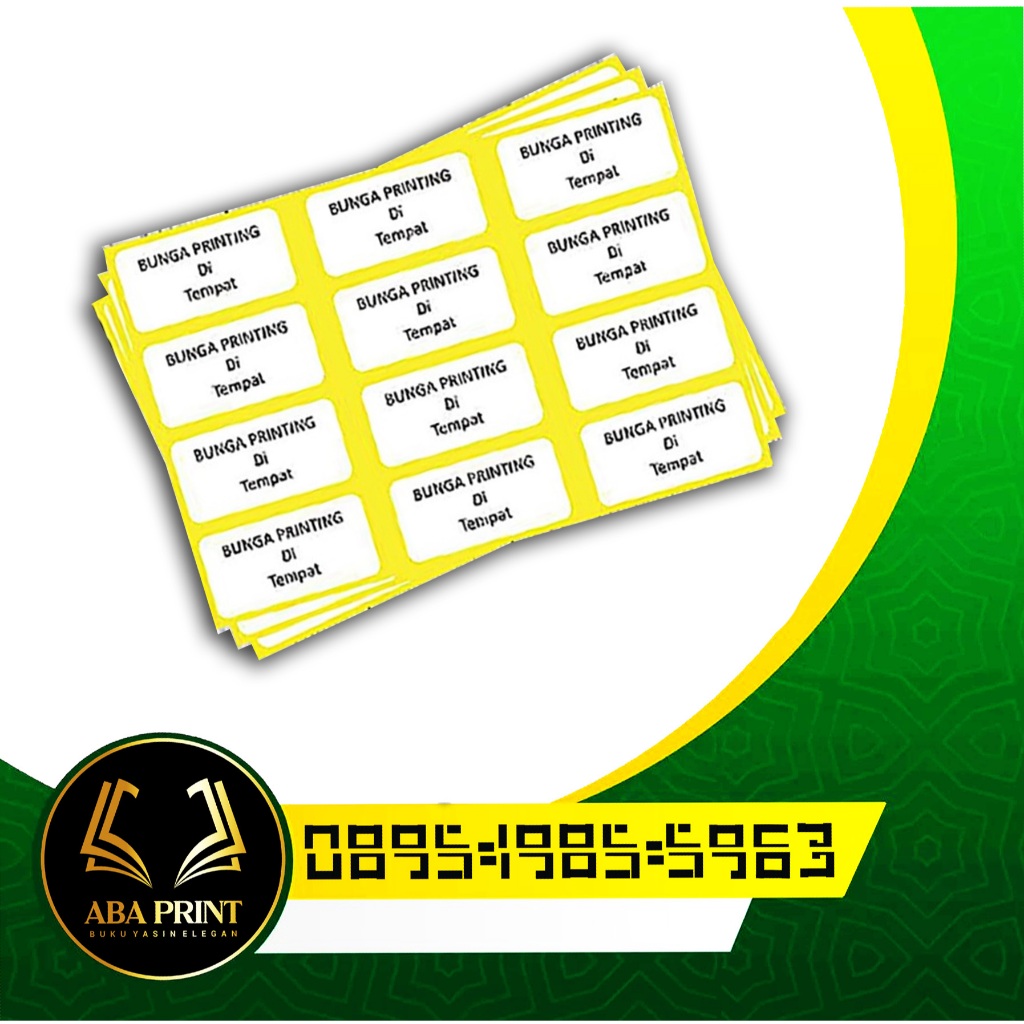 Cetak Label Undangan Pernikahan Makassar / Cetakan Nama Undangan  / Jasa Ketik Label O8g5.Ig86.5g63